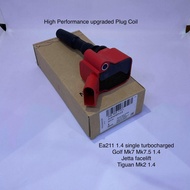 High performance Upgraded Red Plug Coil for Volkswagen Audi Ea211 1.4 turbo Engine Mk7 Golf 1.4 Jett