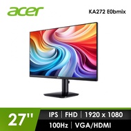 宏碁 Acer 27型 100Hz IPS液晶顯示器 KA272 E0bmix