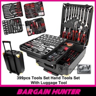 399pcs Tool Set Hand Tools Box Socket Set With Luggage Tool Box CRV T Original Car Repair Tool