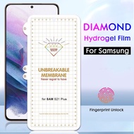 HD Diamond Clear Hydrogel Film for Samsung Galaxy Z Flip Fold 3 2 Note 20 S20 S21 Ultra Note 8 9 10 S10 S9 S8 Plus A71 A51 Invisible Screen Protector