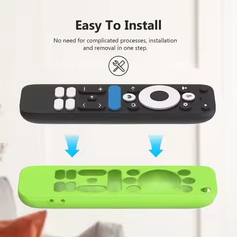 Silicone Protective Case with Lanyard Shockproof Soft Shell Protector Remote Control Sleeve for onn.