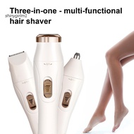 [SG] Women Hair Shaver Waterproof Women Epilator 3-in-1 Electric Shaver for Women Men – Usb Recharge