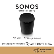 Sonos One Voice Assistant Wireless Speaker [Google Assistant Enabled]