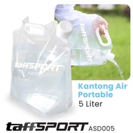 Taffsport Water Tank 5 Liter - Foldable Jerry Can 5 Liter Water Bag ASD005