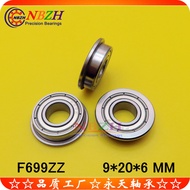 Stainless Steel Flange Bearing SF699ZZ F699ZZ F699-2RS FL-2090ZZ 9 * 20 * 6 RW1S