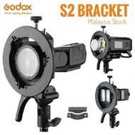 Godox S2 Bracket Holder For Godox V1 V860II AD400PRO AD200 Speedlite Flash