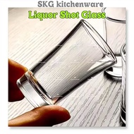[144pcs] 609/40ml Tequila Shot Glass Liquor Shooter Wine Glass Maotai Glass Gelas Bir Kecil Kaca 玻璃龙
