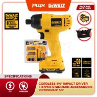 DEWALT DCF805D2A-B1 12V Cordless 1/4 Impact Driver With 27pcs Standard Accessories (Replace DCF805C2