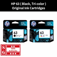 HP 63 Black Original Ink Cartridge HP 63 Tri-color Original Ink Cartridge HP Black Ink HP 63 Ink Car