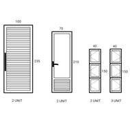 Pesanan pintu jalusi, pintu kamar mandi &amp; jendela aluminium (Bp.Fajar)