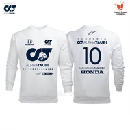 Sweater Jaket Hoodie Sweater Jaket Hoodie Honda Team Balap Scuderia Alpha Tauri Formula F1 One Gasly