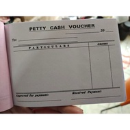 PETTY CASH VOUCHER RECEIPT carbon paper