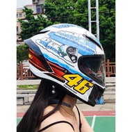 DGL Double Visor Winter Test Motorcycle Full Face Helmet