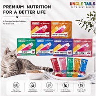 【Buy 3 Free Gift】Uncle Tails Cat Wet Food 30PCS (35% protein)50g/pcs boxed staple cat snack sticks c