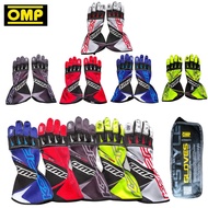 Yyaoc® OMP KS-2R Racing Gloves Go-kart driving gloves Outer seam Silicone Non-Slip Wear-Resistant Si