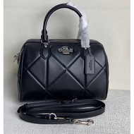 Coach Coach Rowan Crossbody Portable Zipper Compartment Boston Female Bag.Model cj610, Size 26.16.14