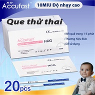 Khuyến mãi giảm giá lớn-Accufast Que thử thai Phát Hiện Thai Sớm Sau 7-10 ngày Độ Chính Xác Đến 99.9