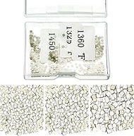 About 500 Pcs 4.5 Grams Silver Solder Jewelry Precut Chips Solder Ultra Tiny Medium Density Easy Bon
