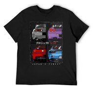 Japans Finest R34 NSX FD3S RX7 Jdm Car T Shirt Harajuku Short Sleeve T-shirt Cotton Graphics Tshirt 