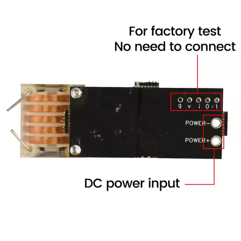 High Frequency AC High Voltage Generator 12V DC 7V-15V to 15KV-20KV Inverter Boost Board Spark Arc I