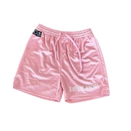 เสื้อกีฬาฮอกกี้ตาข่ายสองชั้นแขนยาวสีชมพูสำหรับทั้งชายและหญิง MATTY BOY 24SS PINK ICE HOCKEY เสื้อยืด