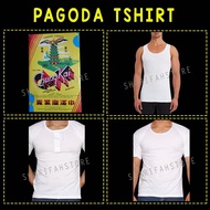 Pagoda Tshirt Chung Kai Warna Puteh Terlaris T Shirt Original Garuda Kain Cotton