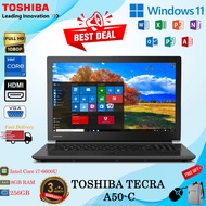 (READY STOCK) TOSHIBA TECRA A50-C INTEL CORE i7-6600U 8GB RAM 256GB SSD