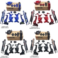Mmate Yamaha Y125z Zr Cover Set Accessories Barang Motor Y125 Z Zr Aksesori Sticker Tampal Y125 Cove