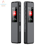 GILL Digital Voice Recorder Pen, Portable 1536Kbps Recording MP3 Player, Max Support 128GB Card High