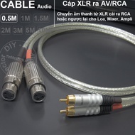 Dây AV ra Canon cái 1 cặp DIY 0.5M đến 3M - Cáp XLR cái ra AV đực