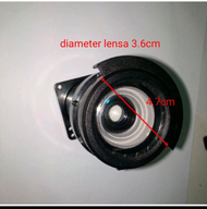 LENSA PROYEKTOR DIY LENSA PROYEKTOR LCD DIAMETER 4.7CM BEKAS GARANSI