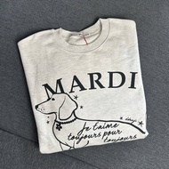 MARDI Designer อินเทรนด์ คอกลมแบรนด์ เสื้อสเว็ตเชิ้ต ลายดอก ผ้าฝ้าย แขนยาว เสื้อฮู้ด สําหรับผู้หญิงอ