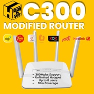 **READY STOCK** Unlimited MODEM C300 LTE WiFi Modem CPE Router Home ALL Telco