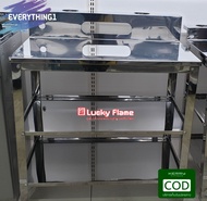 โต๊ะวางเตาแก๊ส Lucky Flame โต๊ะวางเตาแก๊ส รุ่น SB-602 (สำหรับเตาแก๊ส 2 หัว) นำไปประกอบเอง