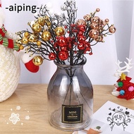 AIPING Simulation Berry, Christmas Christmas Tree Ornament Artificial Flower Fruit, Cute Gift Wreaths DIY Cherry Plants Christmas Party Decoration
