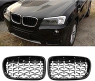 Grille for BMW X3 F25 2011-2013, 1 Pair Car Front Hood Kidney Grill Grilles Racing Grills