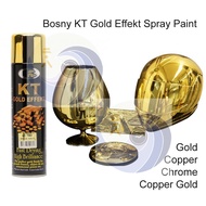[ 1 UNIT ] Bosny KT Gold Effekt Spray Paint Kt Gold Effect Bosny Chrome Spray Paint Spray Warna Emas