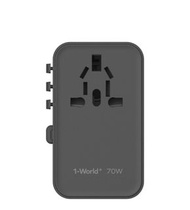 1-World+ 70W 萬用旅行轉接頭