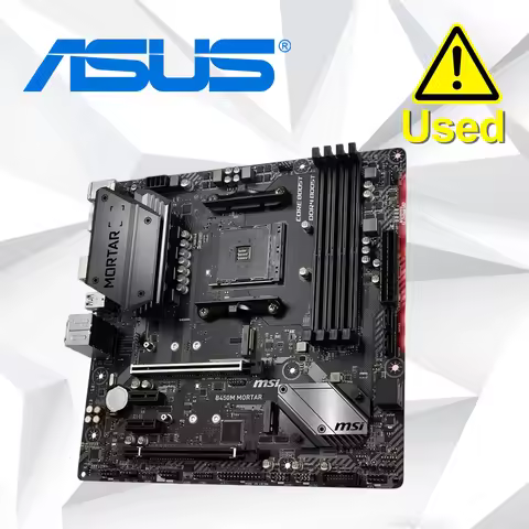 MSI B450M MORTAR For Ryzen seriese 4xDDR4 Socket AM4 PCI-E 3.0 Max 128GB 2×M.2