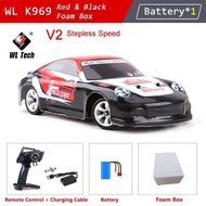 WLtoys รถ K969 K989 Pro 4WD รถแข่ง RC ขนาดเล็ก2.4G รถรีโมตควบคุมระยะไกลความเร็วสูงของเล่นดริฟท์ได้อั