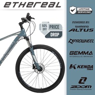 🇯🇵Shimano 27 Speed Hybrid MTB ⭐ Ethereal Hybrid Bicycle Full Hydraulic Brake⭐ 700C Hybrid Mountain B
