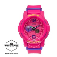 Casio Baby-G Women's Pink Resin Strap Watch BGA180-4B3 BGA-180-4B3