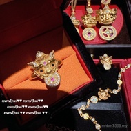 Pixiu Stone Ancient Zirconium Necklace New Coin Gem Necklace Red Gold Corundum Gilt Carving Pixiu Ch
