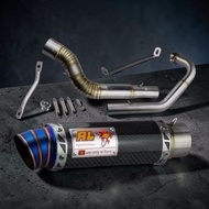 REDLEO RACING EKZOS OPEN EXHAUST Y15ZR Y15Z Y15 – 38-38-60 / 35-38-57 BLACK