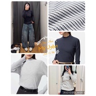 Uni 3p Ribbed Neck T-shirt