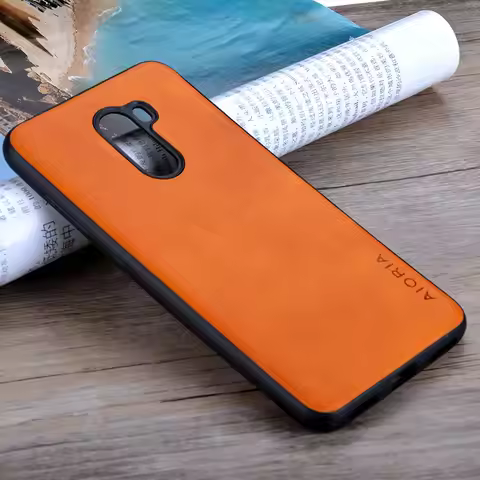 for xiaomi pocophone f1 case Luxury Vintage leather cover phone case for Xiaomi Pocophone F1 funda c