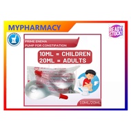 PRIME ENEMA JENIS PAM [DEWASA/KANAK-KANAK] 10ML/20ML