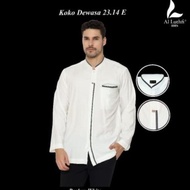 Baju Koko Al Luthfi Putih Lengan Panjang Syari Premium terlaris