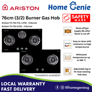 Ariston 76cm 3 Burner Kitchen Hob (TH 731 TG/LPG) / 2 Burner (TH 731 LPG)