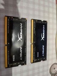 Kingston HyperX Impact DDR4 2400MHz SODIMM Notebook Ram 記憶體 32GB (16GB x 2)